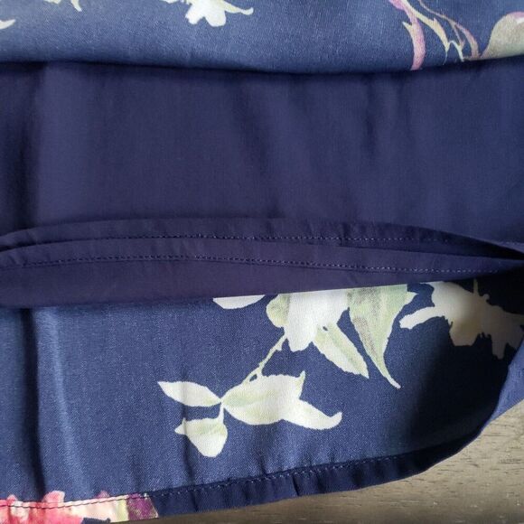 Soprano Nightgown Women's  Small Blue Floral Lace Lined  NWT - Picture 9 of 11